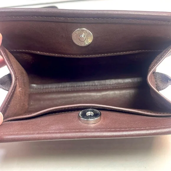 Rare Vintage Mahogany Coach Disco Crossbody Near Mint PRICE FIRM NWOT - Picture 10 of 16